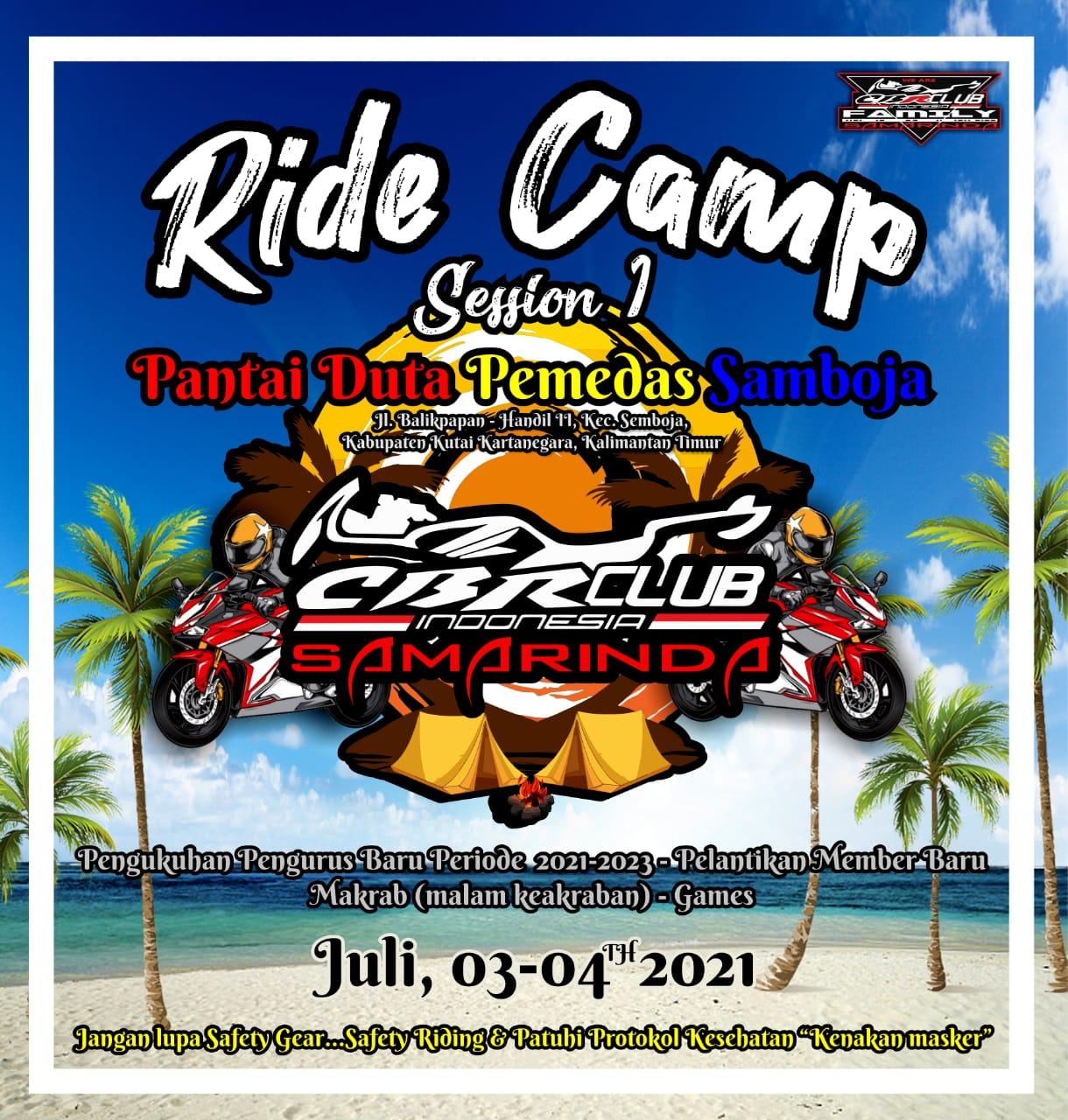 CBR Club Indonesia Region Samarinda Ride Camp