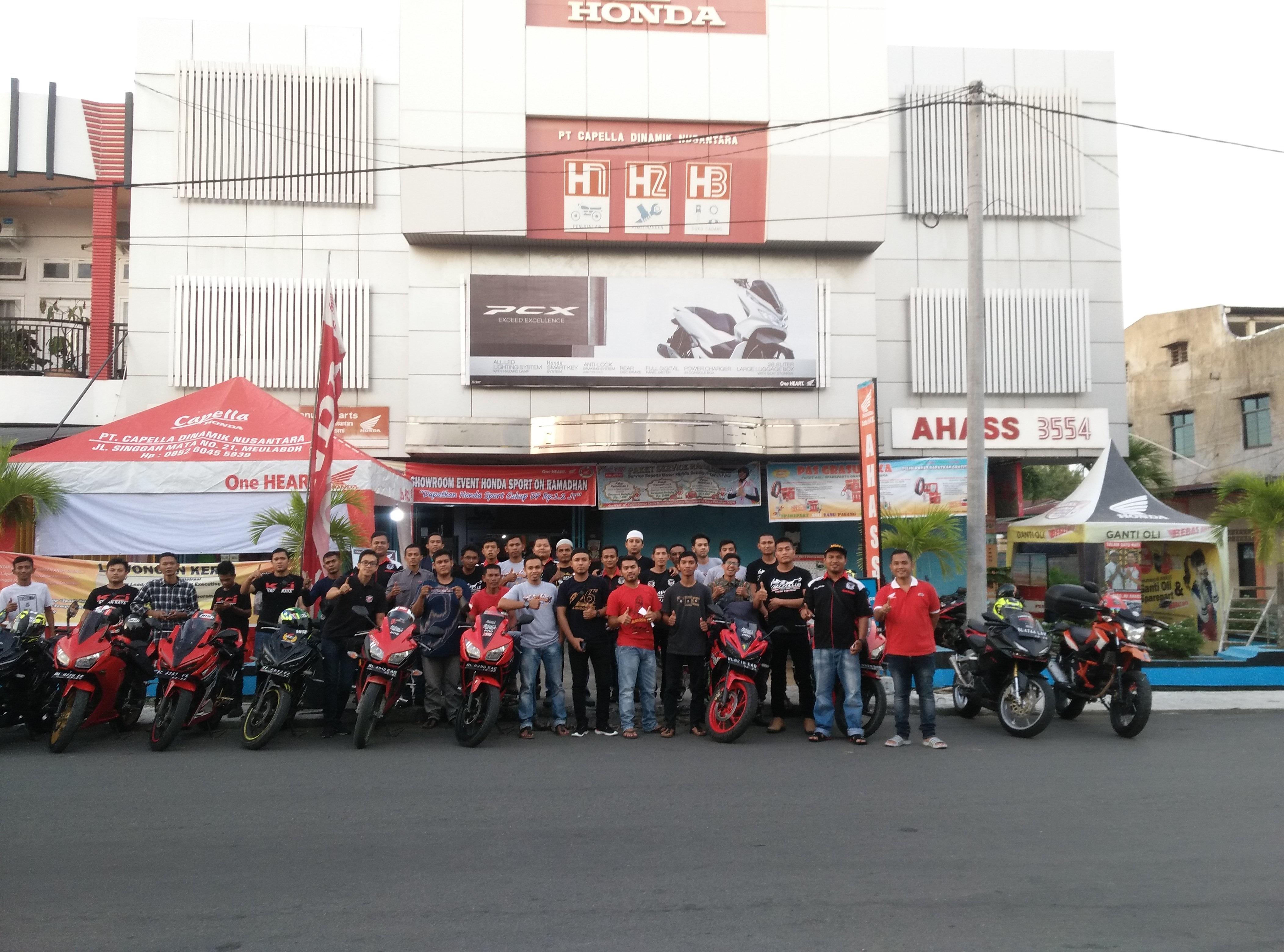 Honda Capella Aceh Gelar Acara Buka Puasa Bersama Kumunitas Honda Meulaboh