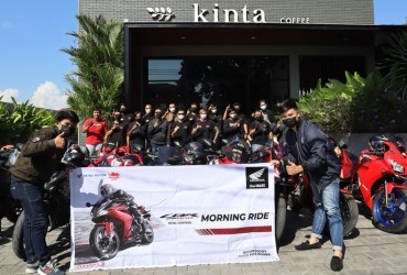 Demi Mempererat Tali Persaudaraan, HCRC Lombok Gelar Morning Ride