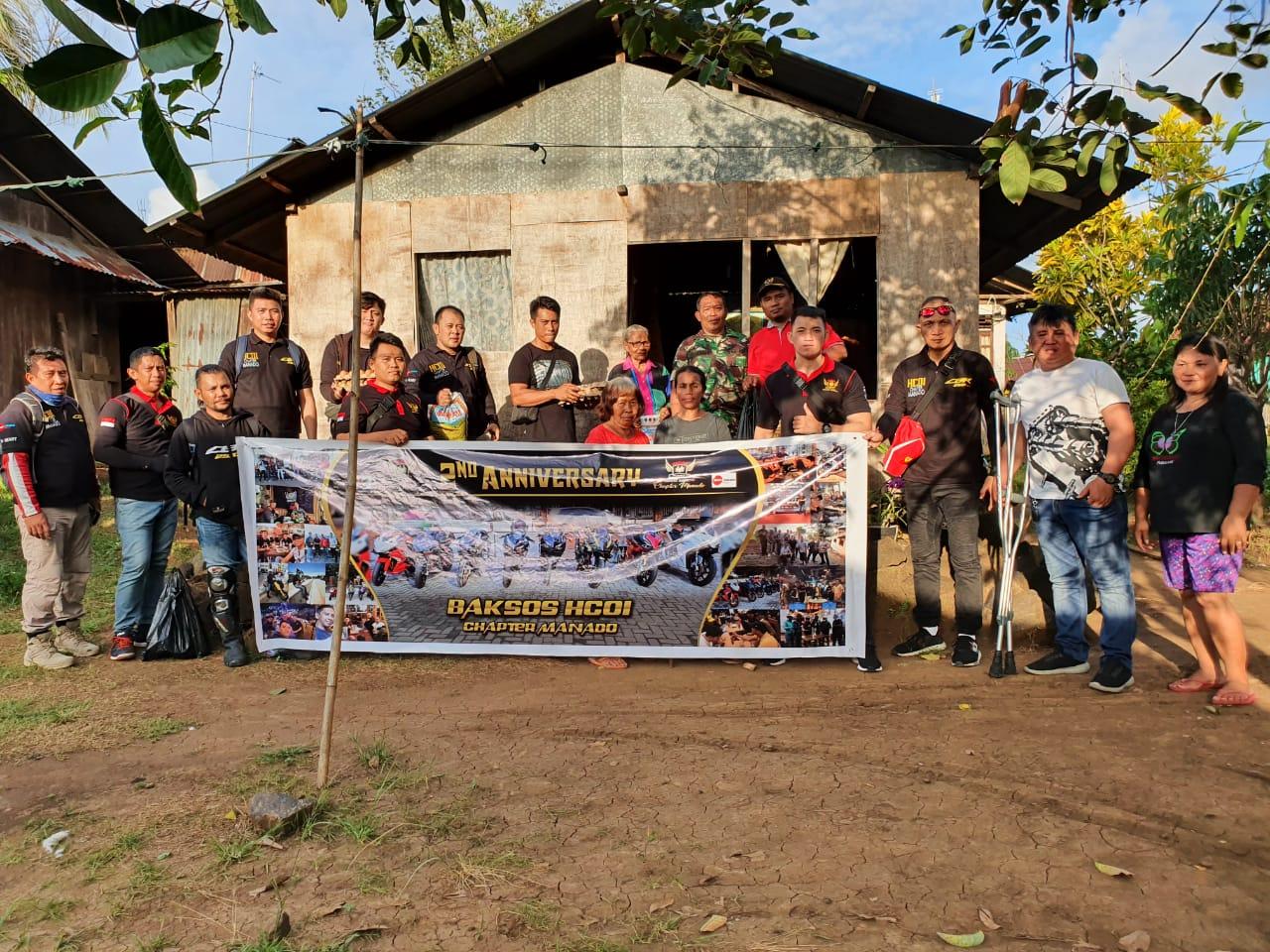 HCOI MANADO RAYAKAN ANIVERSARY YANG KE 2 DENGAN BERBAGI