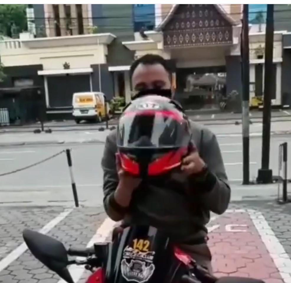 Dukung Pemerintah, Pecinta CBR Buat Video Tantangan Pakai Masker Digital