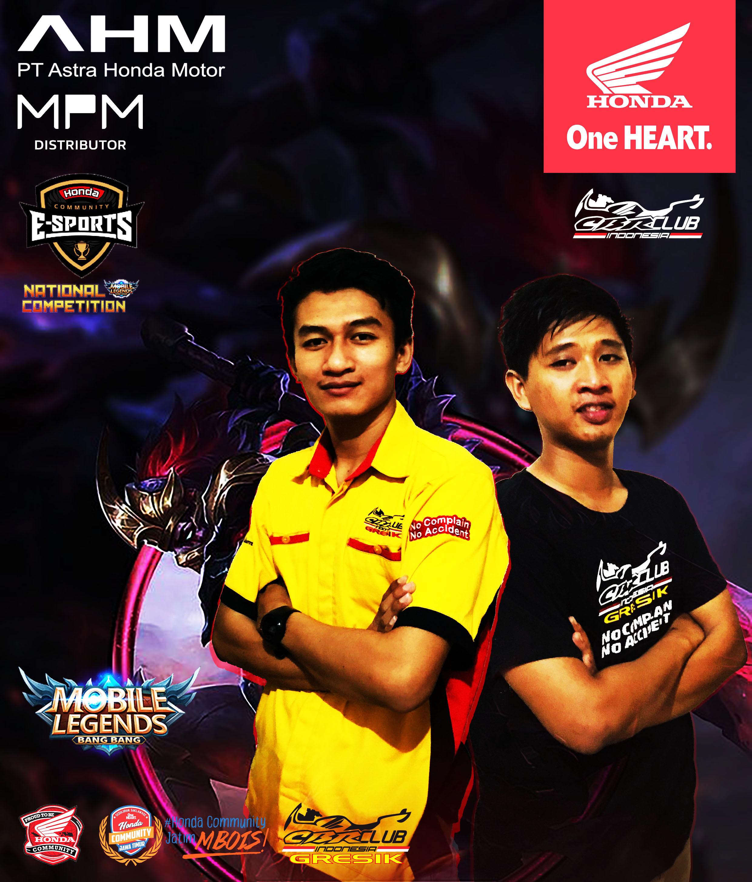 CCI Pengda Jatim Loloskan 2 Player Ke Honda Community Esport National Competition