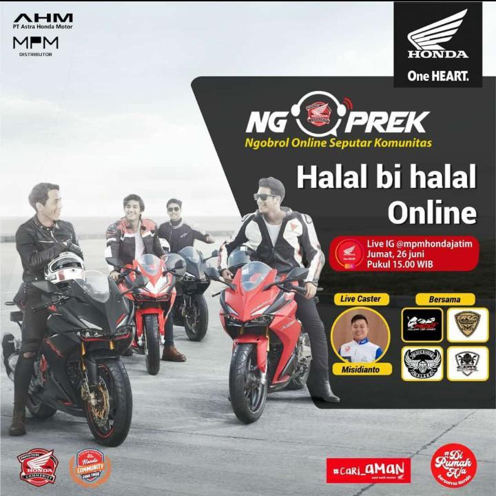 HALAL BIHALAL ONLINE BERSAMA CLUB CBR 250 RR