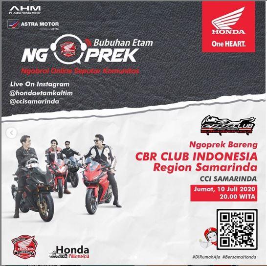 Ngoprek Honda Etam bareng komunitas CBR Club Indonesia reg. Samarinda