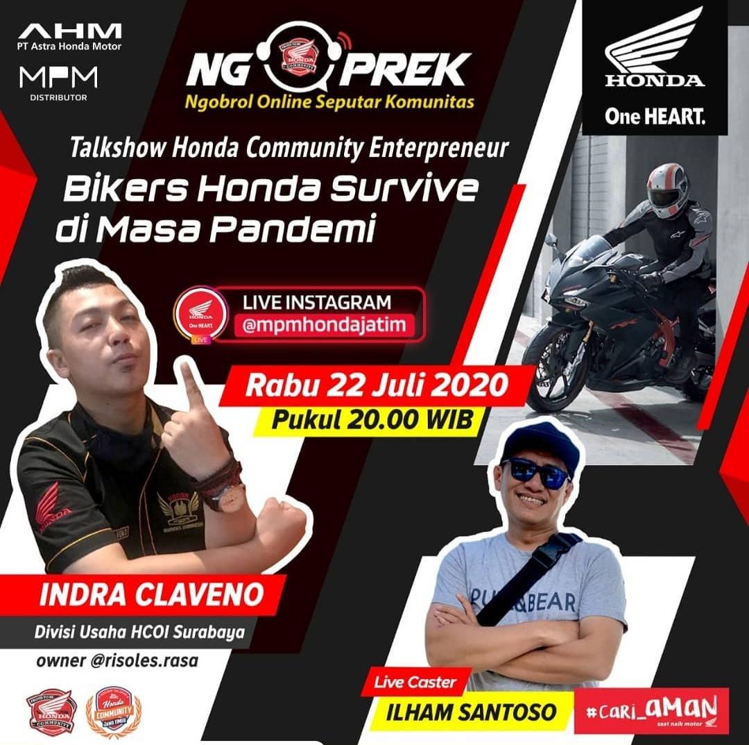 Honda Community Enterpreneur, Bikers Survive Di Masa Pandemi