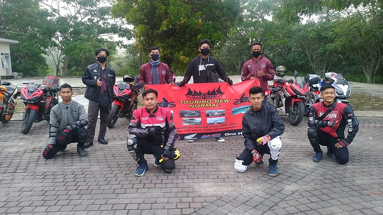 Adakan Touring Ala New Normal, Jambi CBR Club Pererat Silaturahim