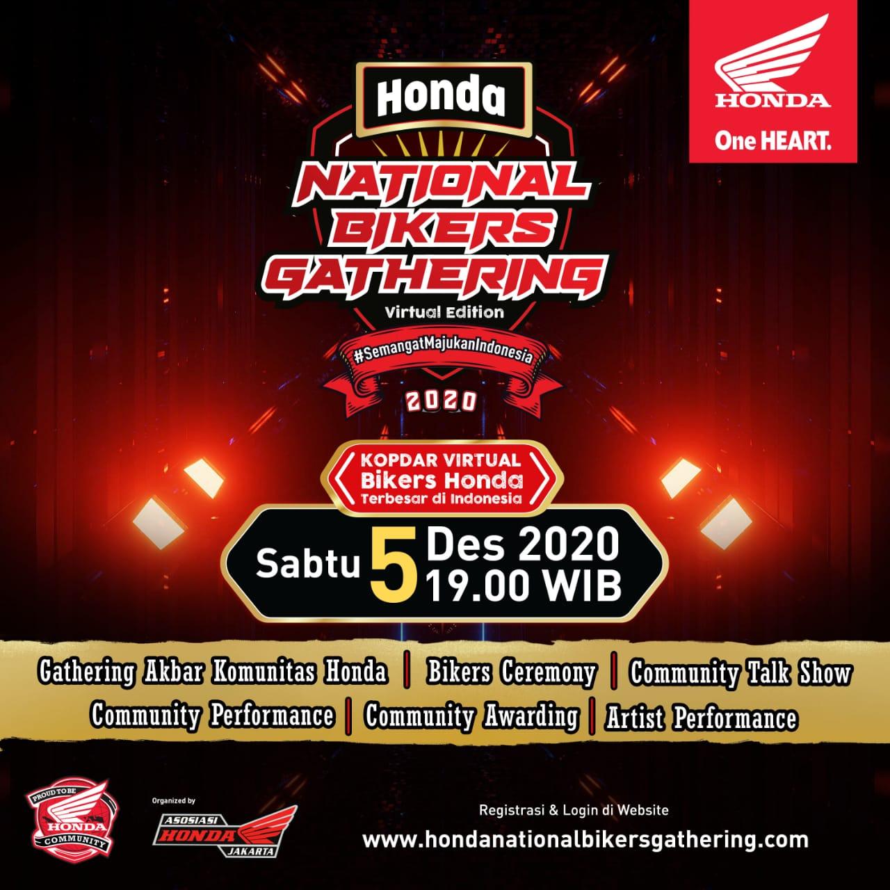 Honda Community Jatim Siap Sukseskan Honda National Bikers Gathering Virtual Edition