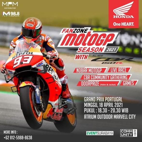Nobar MotoGP Portugal Bersama CBR 150R