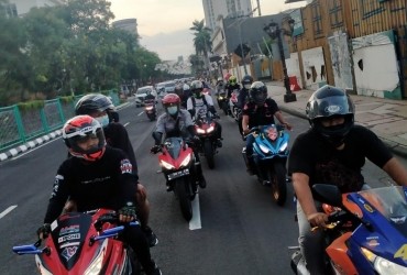 MPM Honda Jatim Gelar SUGARide bareng Komunitas Honda CBR 