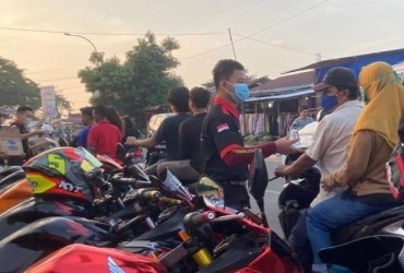 Bikers CBR Club Deliserdang Aksi Berbagi