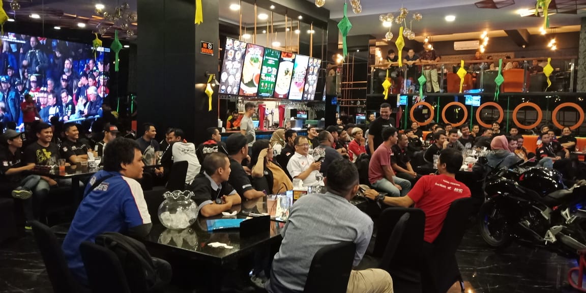 Nobar MotoGP Aragon, Komunitas CBR Jadi Saksi Kemenangan Marquez