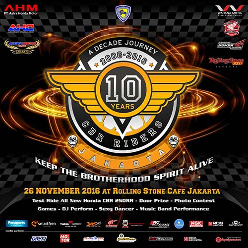 A Decade of Journey CBR Riders Jakarta, Dokumentasi Sejarah Penggila CBR