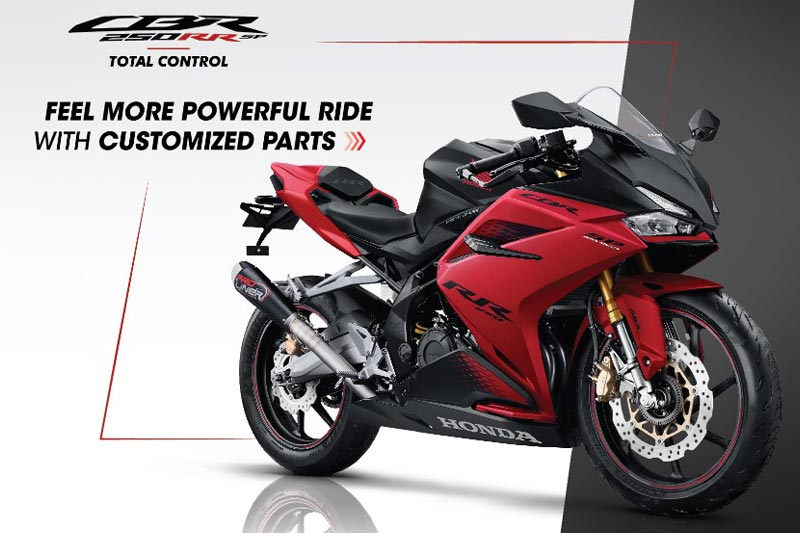 Aksesori Resmi Honda CBR250RR SP, Banyak Merek