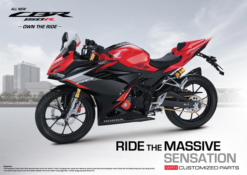 Aksesori Resmi All New Honda CBR150R