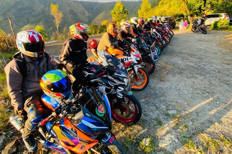 Menyambut Bulan Ramadan, CBR Club Deliserdang Gelar Touring Persaudaraan