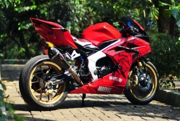 Cinta Karakter Superhero, Honda CBR250RR Adopsi Grafis Spiderman