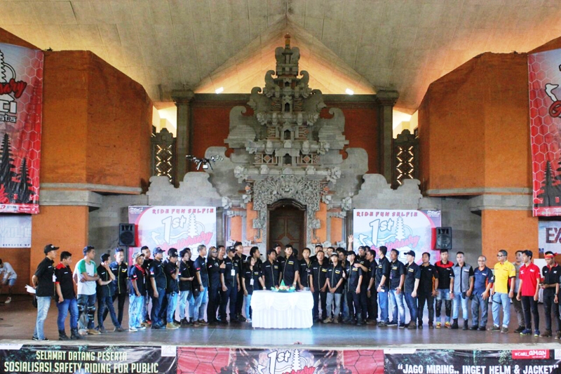 CCI Bali Dewata Rayakan Ulang Tahun Pertama Ajak Ride Fun Selfie