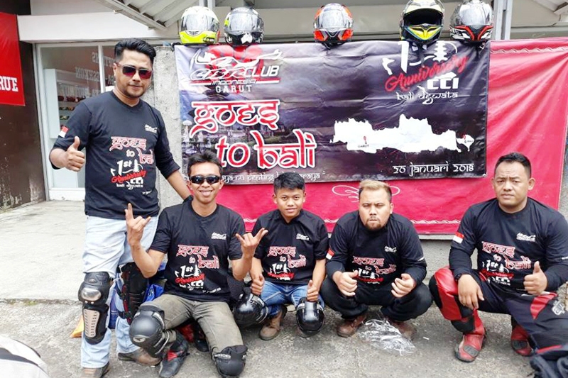 CCI Garut Goes to 1st  Anniversary CCI Bali Jalin Silaturahmi Sembari Baksos