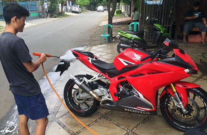 Cuci Motor All New Honda CBR250RR, Perhatikan Hal Ini