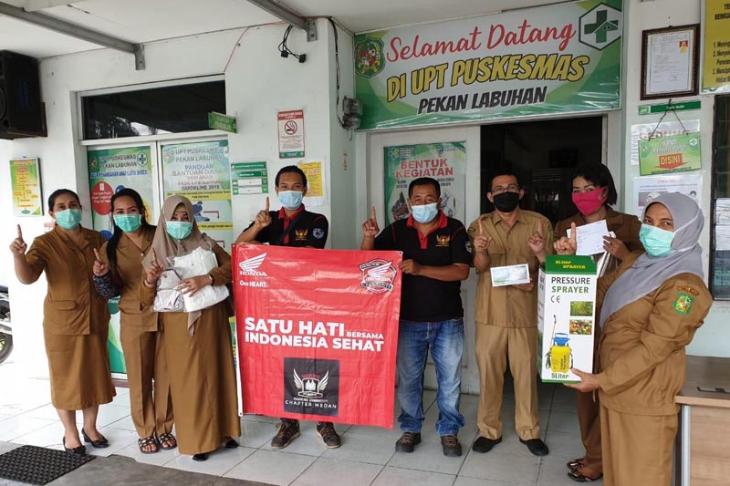 HCOI Medan Dan CBR Club Medan Donasikan APD