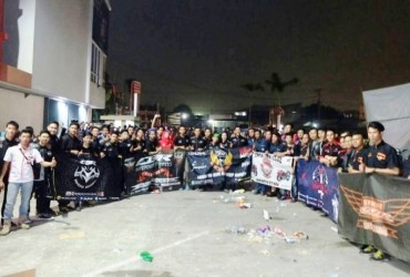 300 Biker Penunggang Honda CBR Ramaikan Halal Bihalal di Bekasi