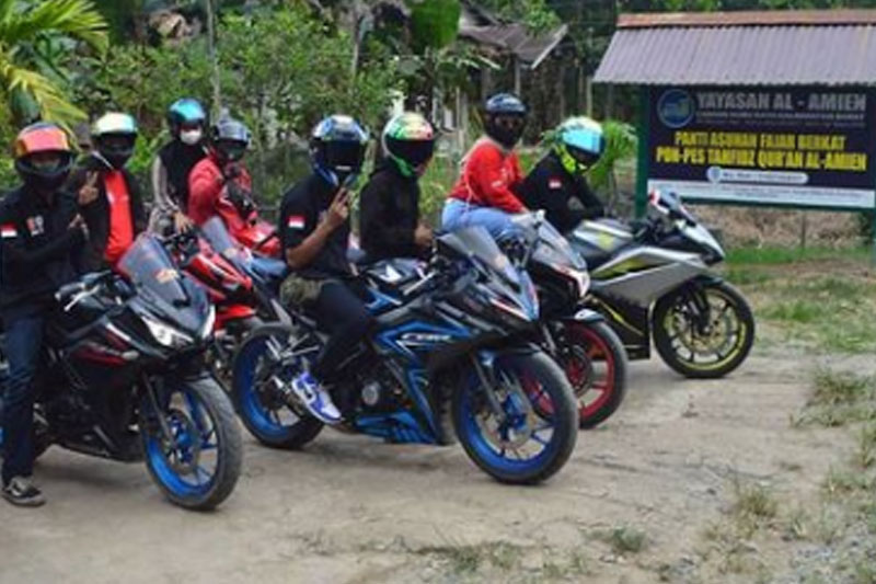 Honda CBR Independent, Gelar Sahur Bareng Sekaligus Bakti Sosial