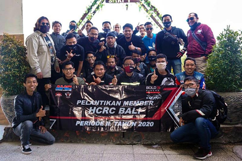 HCRC Bali Lantik Member Periode II 2020 Dengan Pembekalan Safety Riding