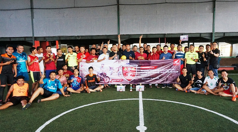 Halal Bihalal Ala Honda Capella Pekanbaru, Ajak Komunitas Tanding Futsal