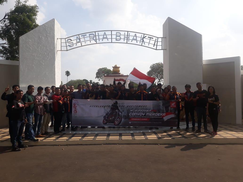 Bikers Honda Jambi Lakukan Konvoi Merdeka Rayakan HUT RI ke-73