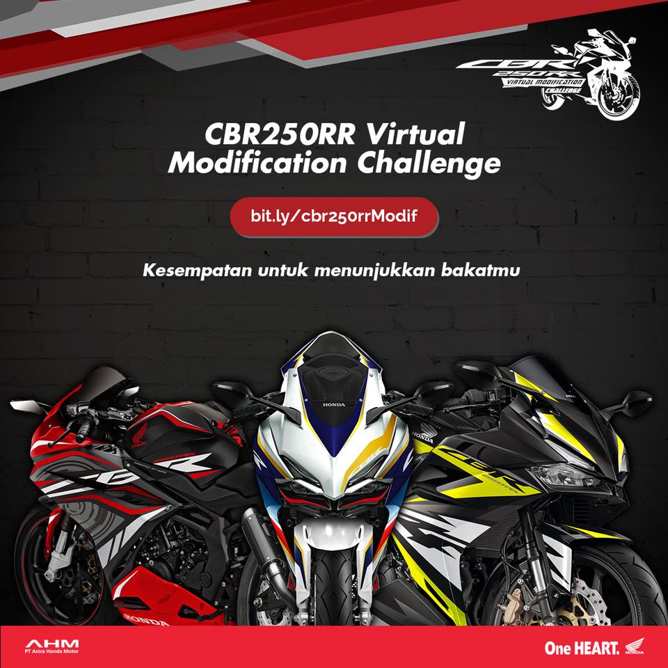 Ikut Kompetisi Honda CBR250RR Virtual Modif Challenge Hadiahnya Puluhan juta