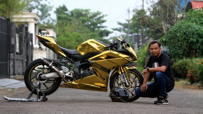 Honda CBR 250RR Berlabur Emas, Inspirasi Konsep Modifikasi Dubai