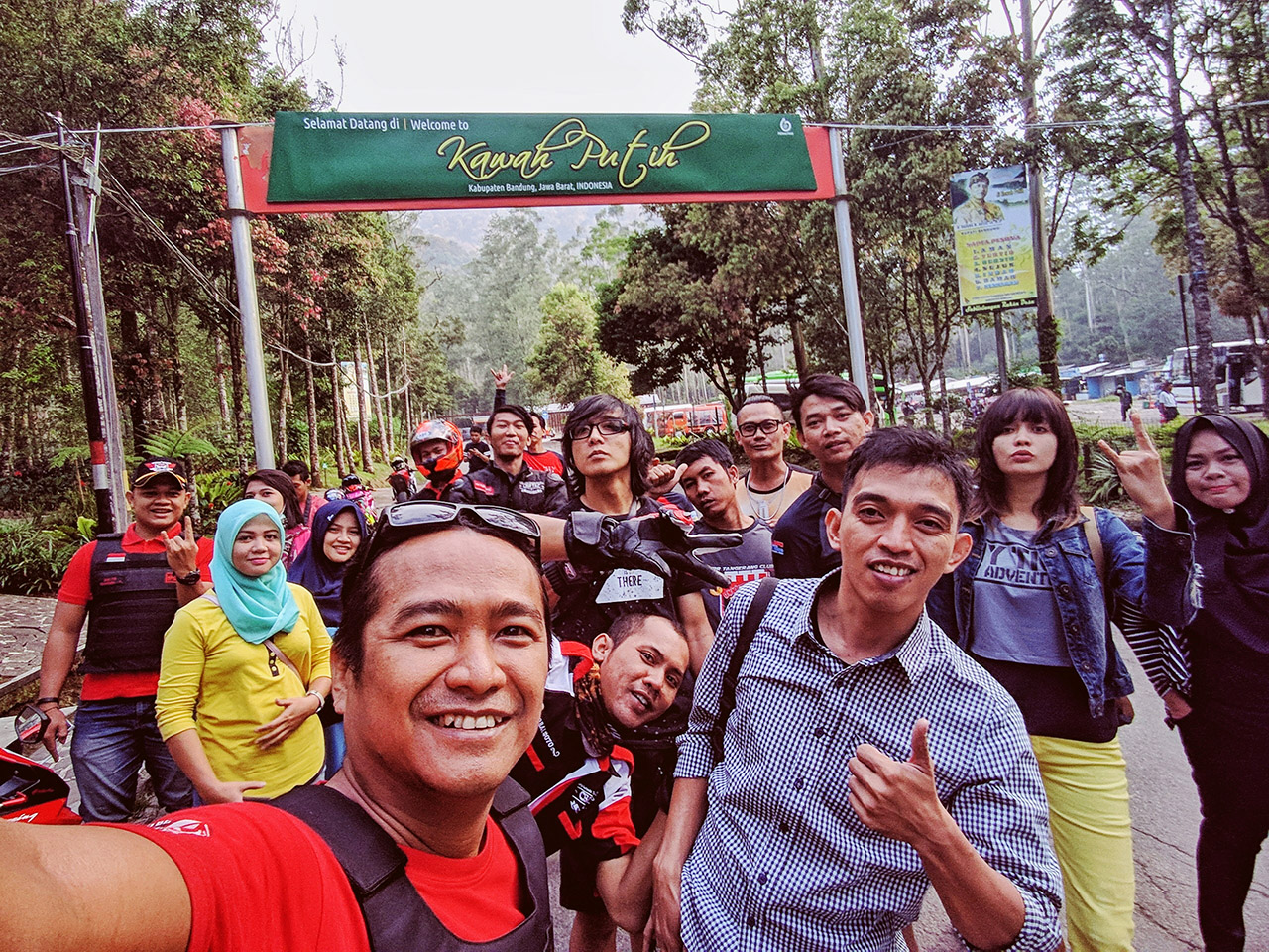 Intip Kegiatan Honda CBR Tangerang Club Touring ke Ciwidey 