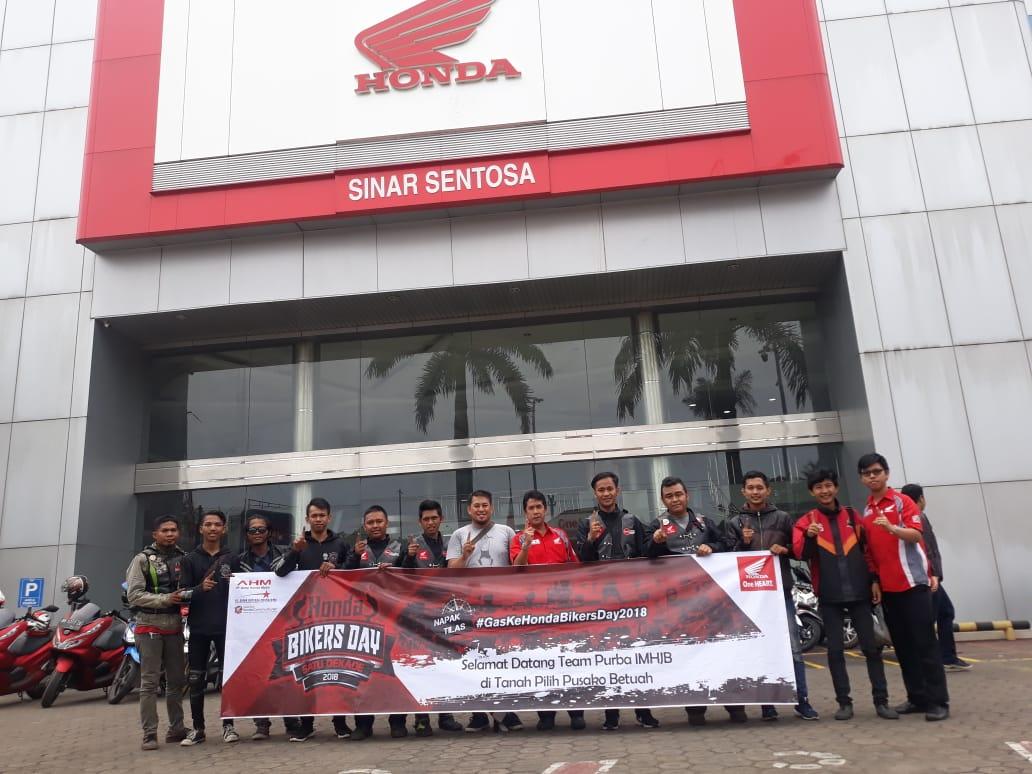  Tim Penyebar Undangan HBD Pangandaran Disambut Diler Honda Sinar Sentosa Jambi