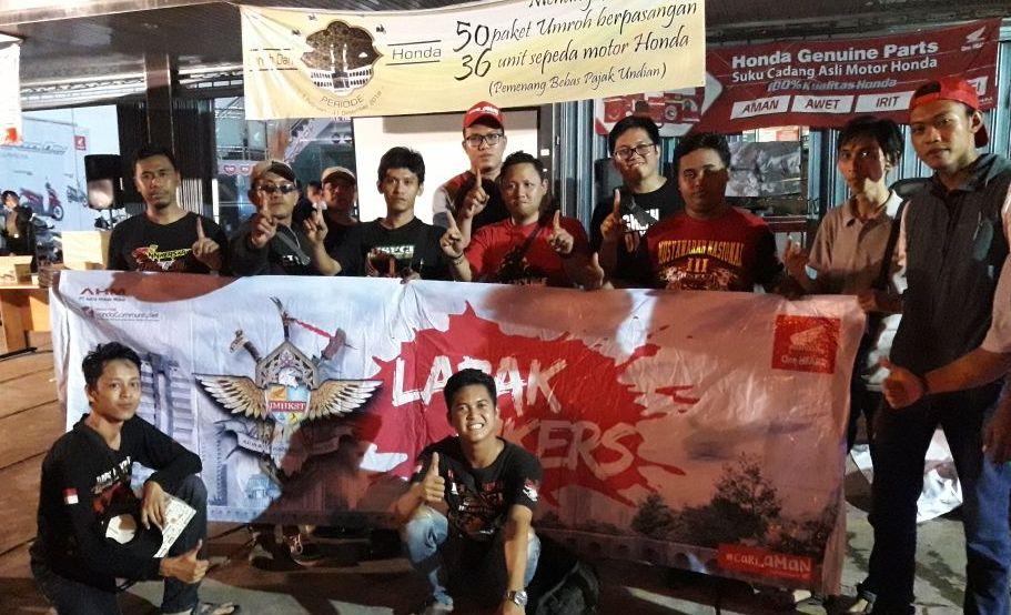 Konsumen dan Komunitas Honda Kopdar di Lapak Bikers