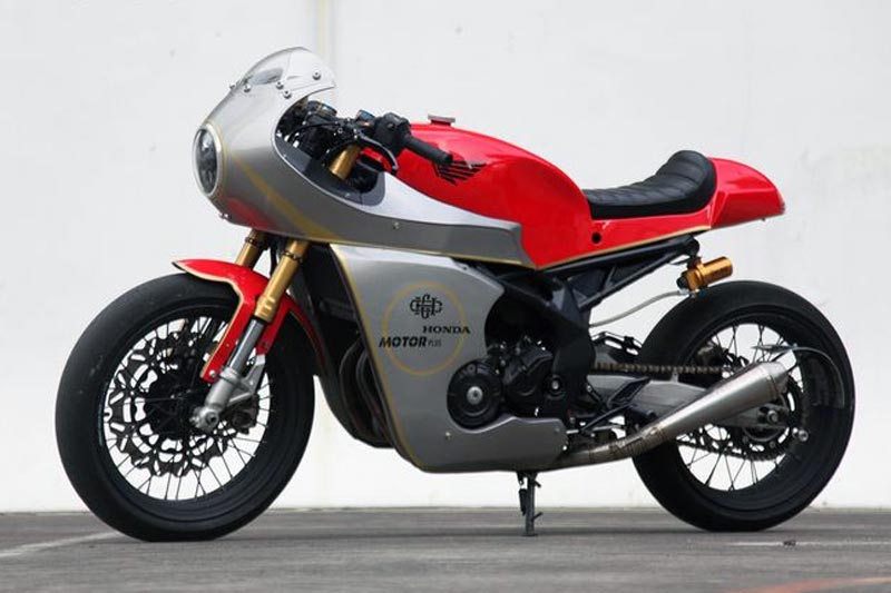 Modifikasi CBR250RR, Cafe Race Half Fairing