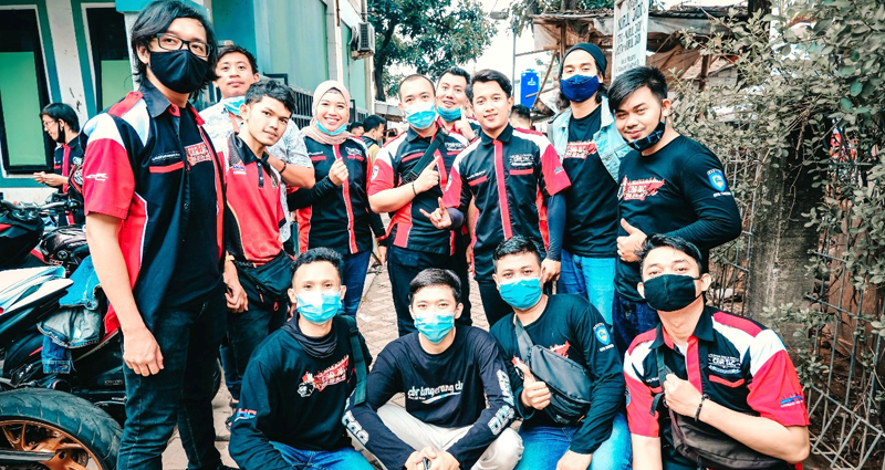 CBR Tangerang Club Rayakan Ultah ke-6 Dengan Santuni Anak Yatim Piatu