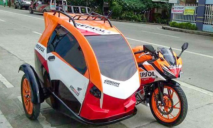 Keren nih Honda CBR150R Dimodifikasi Pakai Sespan